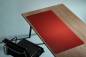 Preview: Schreibtischmatte Purosens Silk 60x120 Rot