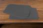 Preview: Tischset Purosens Silk 50x35 Dunkelgrau