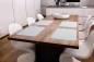 Preview: Tischset Purosens Stijl 50x35 Soft Aqua