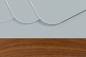 Preview: Tischset Purosens Stijl 50x35 Soft Aqua