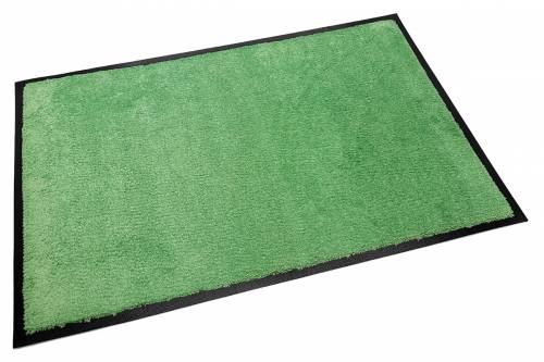 Schmutzfangmatte Design 60 x 85 cm, Hellgrün, leistungsstarke, antistatische & maschinenwaschbare (60°C) Fußmatte
