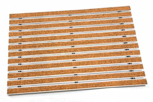 Sauberlaufmatte Smart, 17 mm, 58,5 x 38,5 cm, mit Ripseinlagen, Orange, Fußmatte zum Bodeneinbau