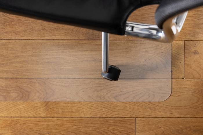 Preview: Bodenschutzmatte für Hartböden mit spezieller VAB-Haftschicht