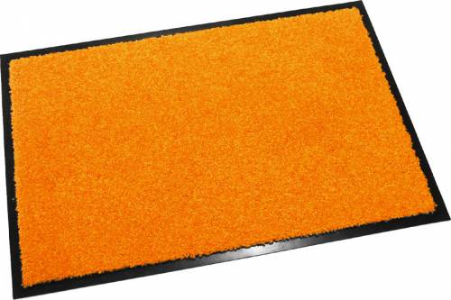 Schmutzfangmatte EasyCare 60 x 90 cm, Orange, waschbare Fußmatte für private und gewerbliche Einsatzbereiche