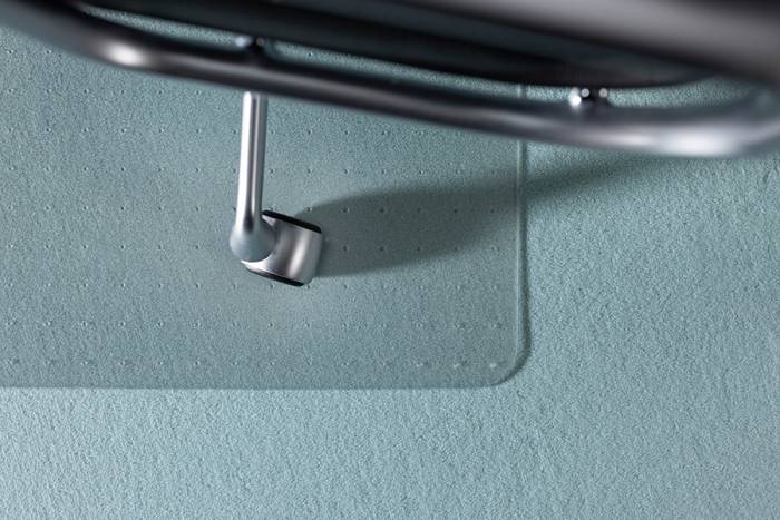 Preview: Bodenschutzmatte für Teppichböden mit 2,5 mm langen Ankernoppen