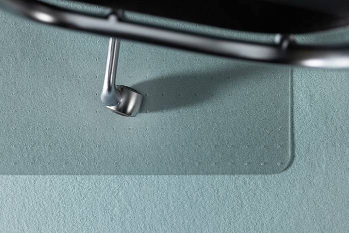 Preview: Bodenschutzmatte für Teppichböden mit 2,5 mm langen Ankernoppen