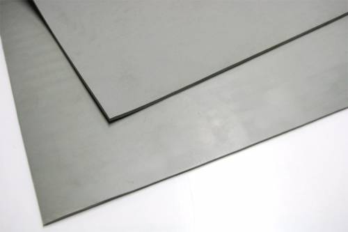 Isoliermatte, 4,0 mm, Rollenware 100 cm breit, Grau, glatt, isolierende Gummimatte nach VDE 0303