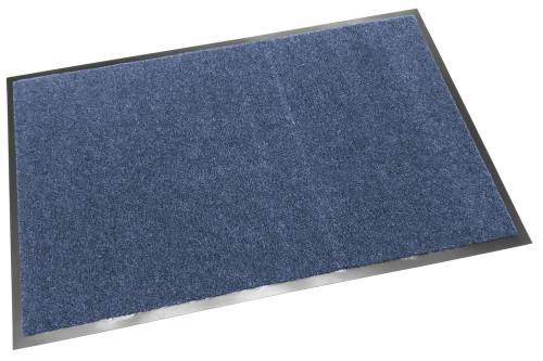 Schmutzfangmatte Olefin ca. 90 x 60 cm, Farbe: Blau, Sauberlaufmatte mit sehr hoher Nässeaufnahmefähigkeit
