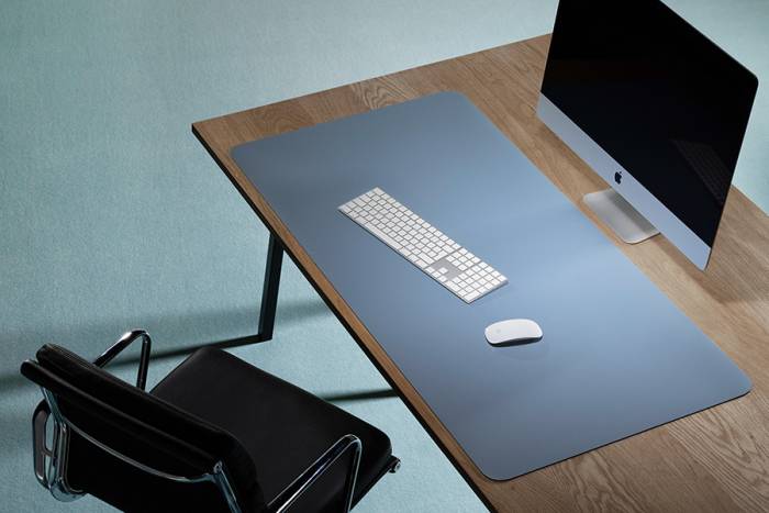 Preview: Schreibtischmatte Purosens Silk 60x120 Gelb