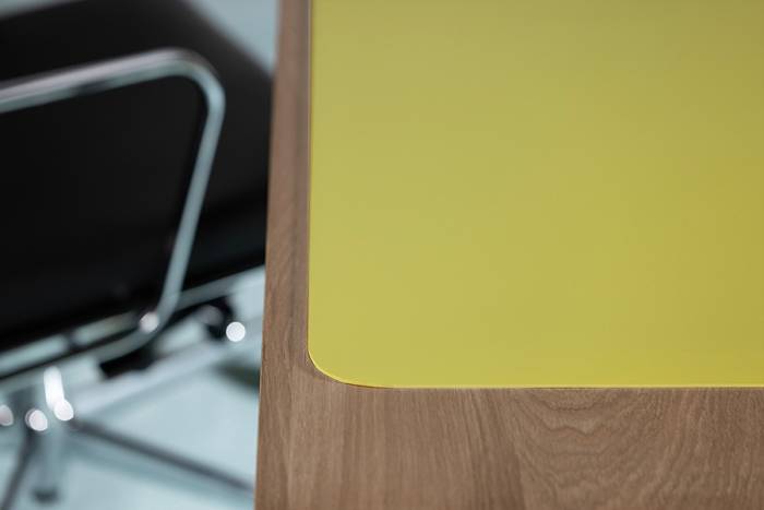 Preview: Schreibtischmatte Purosens Silk 60x120 Orange