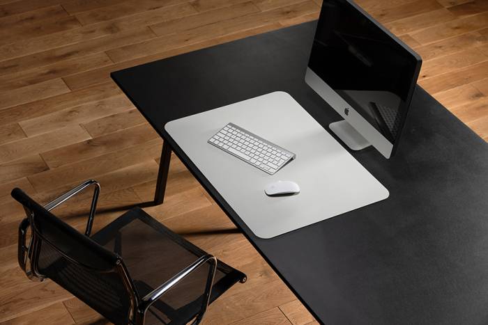 Preview: Schreibtischmatte PuroSens Stijl 60x60 Stone White