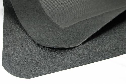 Arbeitsplatzmatte Yoga Spark, 10 mm, 60 x 90 cm, Schwarz, Bodenmatte für Schweißarbeitsplätze
