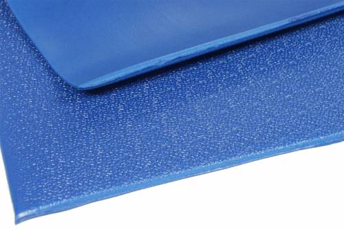 Arbeitsplatzmatte Yoga Super, 10 mm, 60 x 90 cm, Blau, hochergonomische Matte für Trockenbereiche