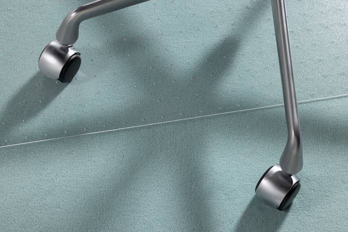 Bodenschutzmatte für Teppichböden mit 2,5 mm langen Ankernoppen