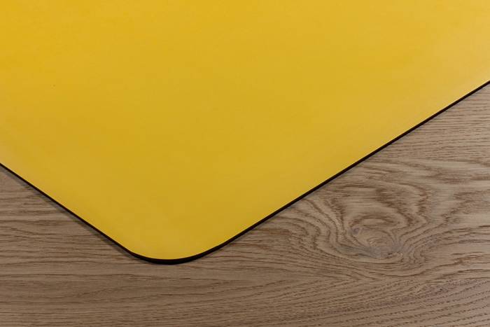 Schreibtischmatte Purosens Silk Gelb